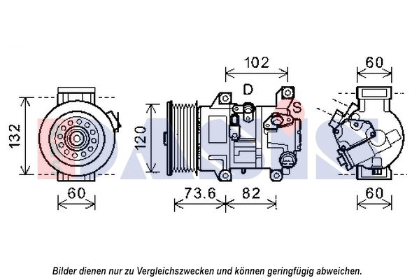 AKS DASIS Kompressor,kliimaseade 852620N